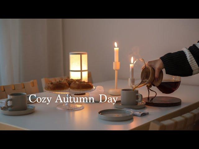 Cozy Autumn Day I Rainy Day Baking I Grocery, Salmon Soup I Nordic life