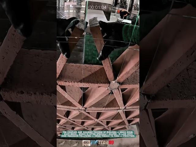 The Art of Building High-Precision Brick Domes Without Molds- Satisfying jobs and machinery