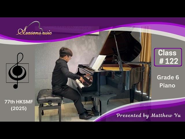 HKSMF 77th Piano 2025 Class 122 G.6 Swing's the Thing-4 movement: Allegro con moto - Brian Chapple