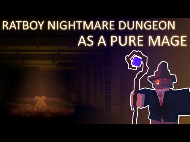 Ratboy nightmare dungeon as a pure mage | Roblox | Fantastic Frontier