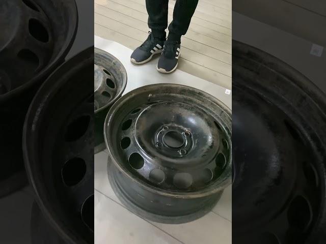 Как покрасить диски с баллончика