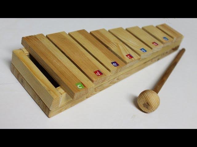 How to make Xylophone - DIY Music Instruments