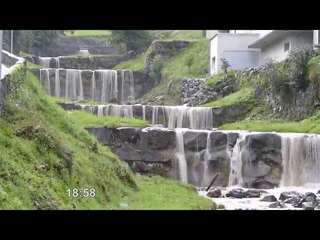 Gewitter vom 4. August 2014 - Teil 1 Innere Dorfbach Gersau