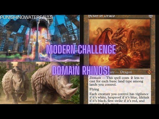 Modern Challenge w. Domain Rhinos! Deck looked neat and it slapped!