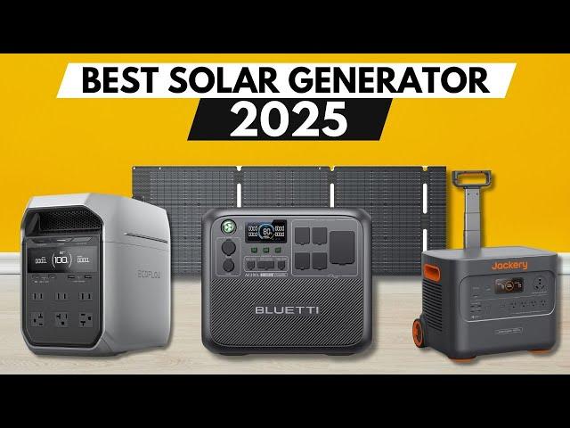 Best Solar Generator 2025 [Find Out Which One Lasts the Longest!]