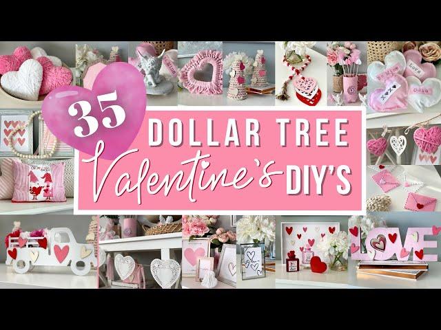 35 DOLLAR TREE VALENTINES DAY 2025 DIYs | Easy High End VALENTINE'S Day DIY VALENTINE'S Crafts 2025