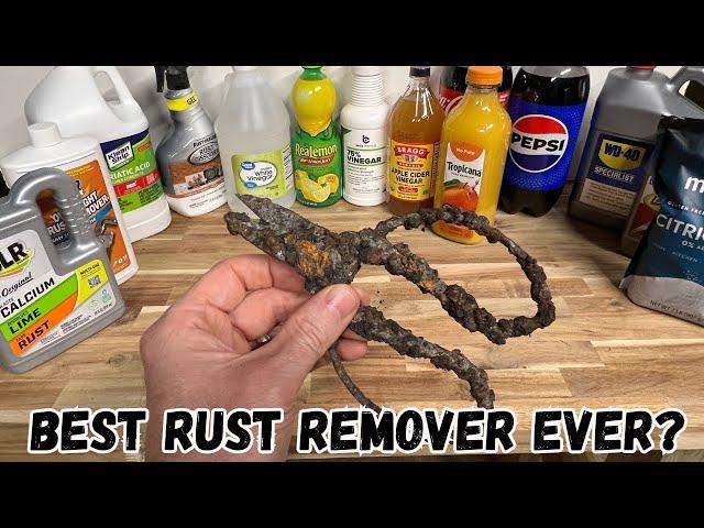 Which Rust Remover Works Best? Kitchen VS Industrial 14 Products Tested