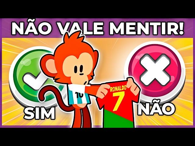 ️ EU JÁ OU EU NUNCA FUTEBOL | NÃO PODE MENTIR! Desafios para quem gosta de jogar bola #macaquiz