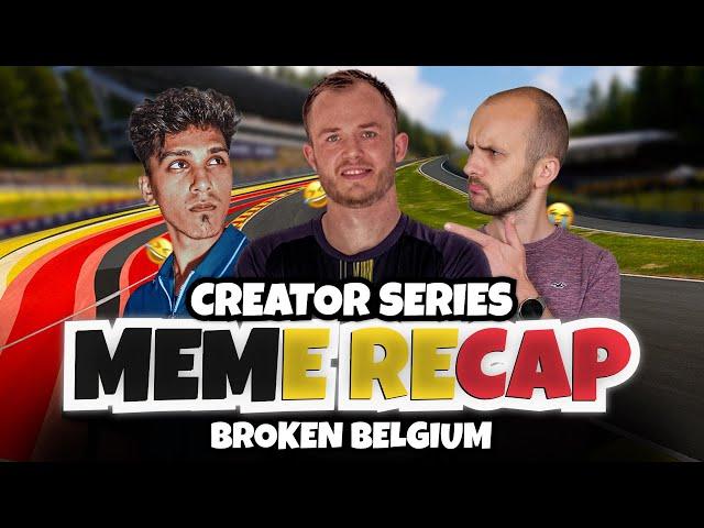 F1 CREATOR SERIES | Meme Recap | RACE 5 BROKEN BELGIUM