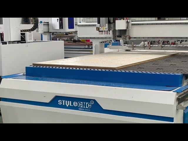 STYLECNC CNC Router with Linear Tool Changer and Drill Bank for Making Furniture and Drilling