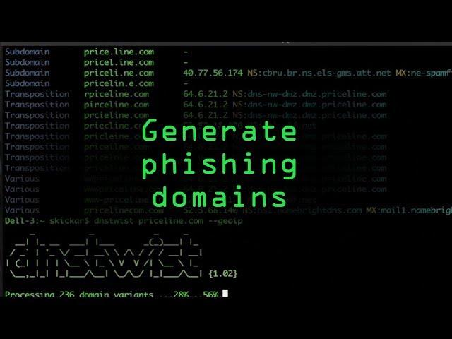 Generate Phishing Domains Easily with Dnstwist [Tutorial]