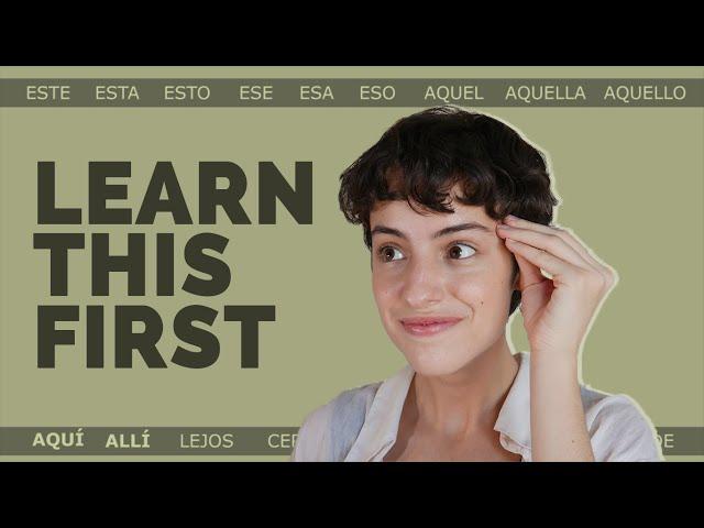 IF YOU WANT TO LEARN SPANISH WATCH THIS FIRST!! Must know, basic conversational vocabulary. || SAH