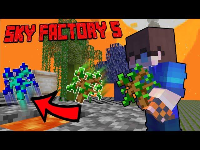 Making Lava! Finding Orange Minecraft Sky Factory 5