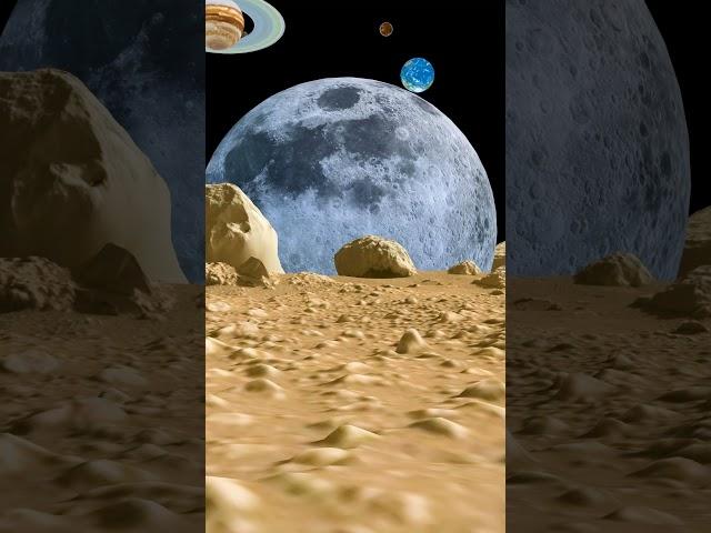 View of Earth and Jupiter from Mars #mars #moon