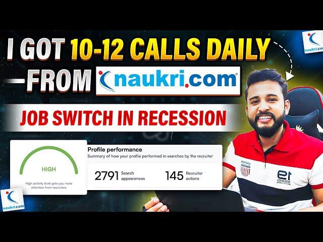 HOW TO GET INTERVIEW CALLS FROM NAUKRI.COM | I GOT 10-12 CALLS DAILY NAUKRI.COM | NAUKRI.COM TIPS