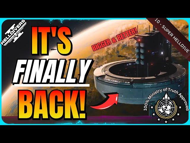 The DSS Returns! All New Changes & The Future of my Channel with Helldivers 2