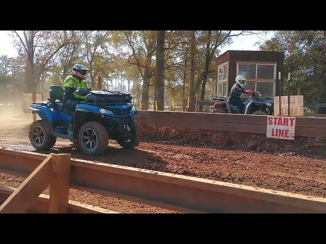 2021 Cfmoto Cforce 800 VS 2021 Polaris Sportsman 570 Drag Race, Off Road Adventures GA, Durhamtown