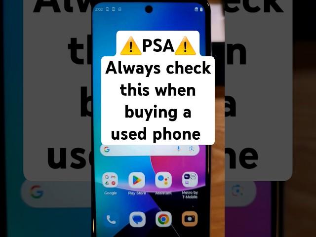 Warning ️ Always check THIS when buying a used phone from CL or FBMP - Don't Get SCAMMED