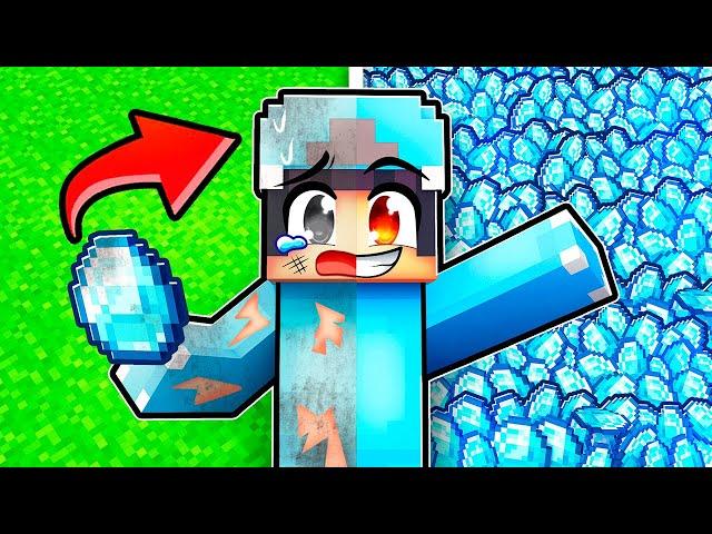 Minecraft but I have 1 BILLION Diamonds