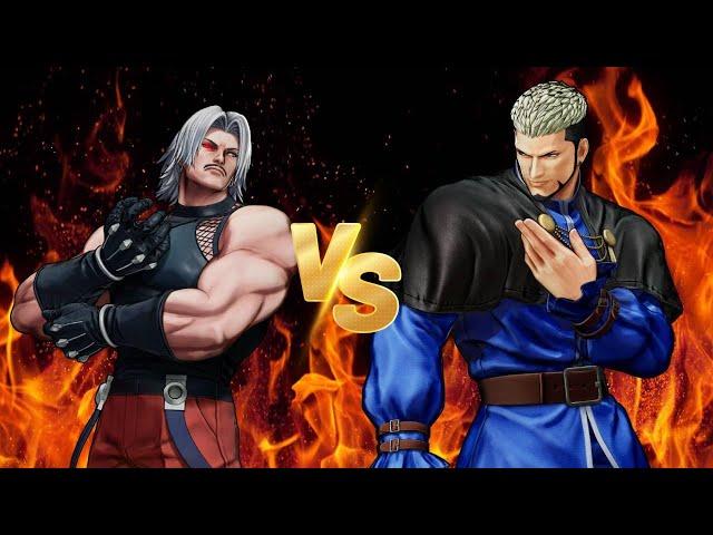 KOF XV Omega Rugal vs Goenitz