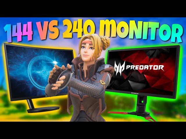 144hz vs 240hz Gaming Monitor, Best Value/Performance for Fortnite!
