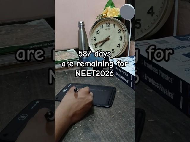 One more day as a neet aspirant neet 2026 #motivation #study #neet @Mokshajain128