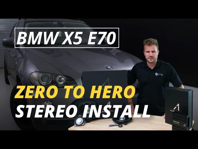 What A Level Up! Base Sound System Upgrade In BMW X5 E70 – Install Tutorial