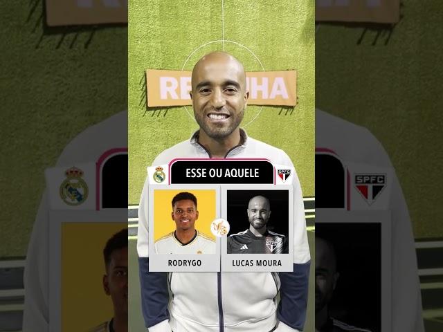 ESSE OU AQUELE! ️ Vem conferir quem o craque Lucas Moura escolheu!  #shorts