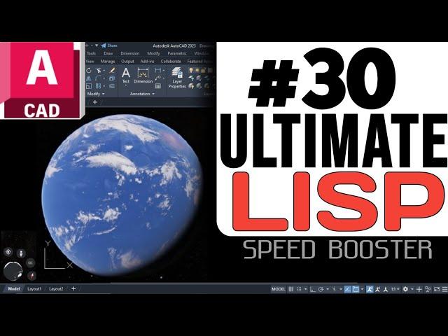 30 Ultimate Lisp Routines AutoCAD: | Automation Task |