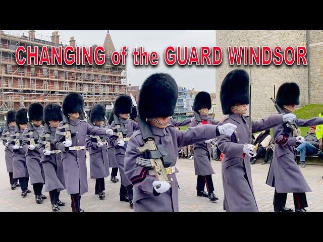 WINDSOR CASTLE GUARD 1st Battalion Welsh Guards with 1st Bn. Welsh Guards Corps of Drums NEW ‍️