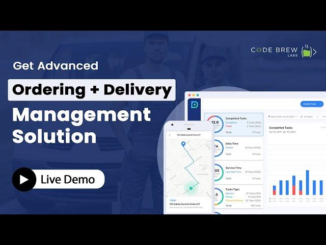 Best Ordering & Delivery Management Solution | Order & Delivery Management Software | Live Demo