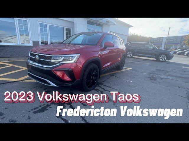 FULLY LOADED 2023 VW Highline Taos at Fredericton Volkswagen