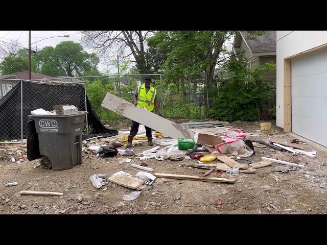 Construction debris removal in Dallas, Texas!!