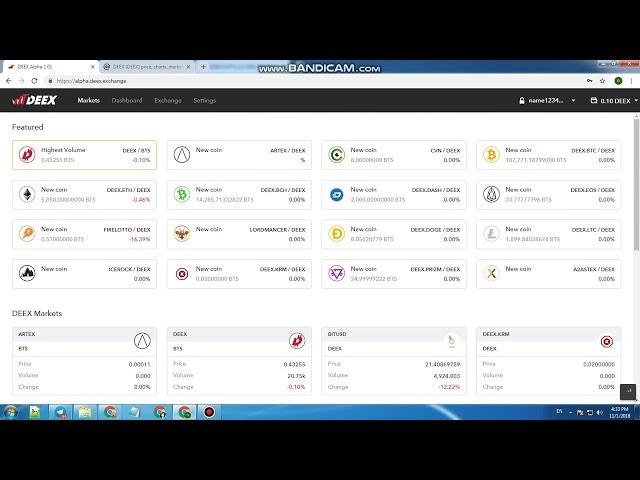 About DEEX Exchange