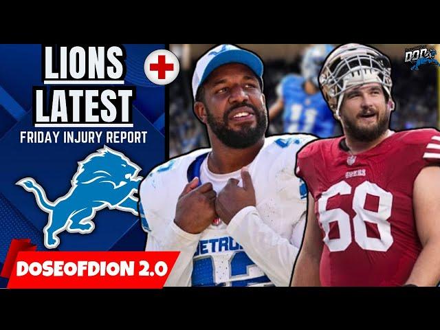 Lions Are Getting HEALTHY Just In TIME?! Lions Vs 49ers Injury Report