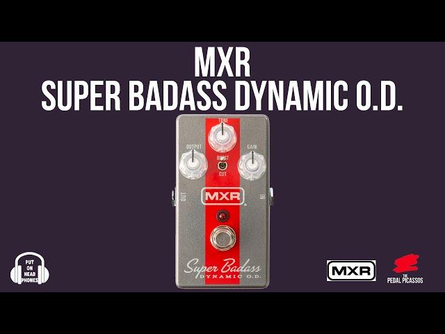 MXR Super Badass dynamic overdrive #MXR #overdrive #guitar