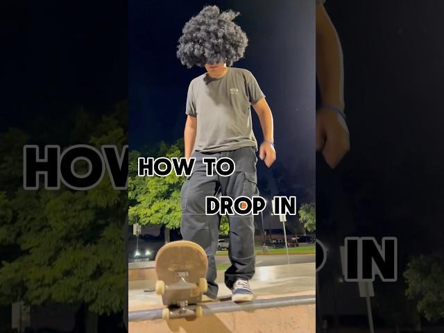 How to drop in #sk8 #skateboarding #skateboard #skate