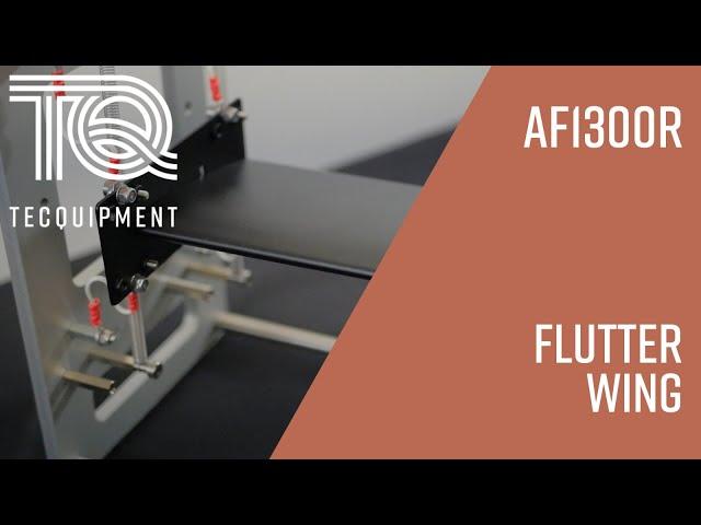 Flutter Wing Experiment (AF1300R) product overview - Aerodynamics- TecQuipment