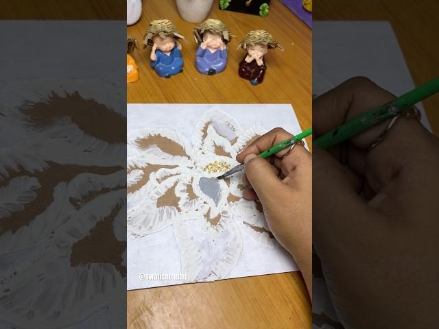 Diy texture art painting | diy texture art on cardboard #diy #artandcraft #shorts #craft #texture