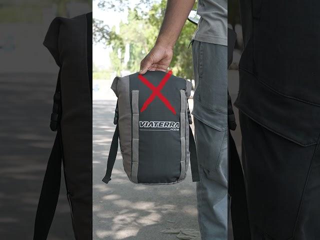 VIATERRA POD - 100% WATERPROOF TAIL BAG: Your Expandable Biking Companion #viaterra