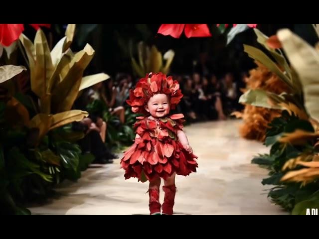 Baby fashion show #cute #babyfashion #aibaby #baby #