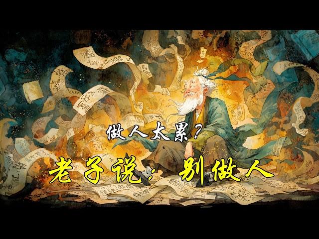 老子没教你做人，他教你怎么不做人 | 道德經 | 老子 | 上善若水 | 無為而治 | 絕聖棄智 | 修行 | 道德 | 無形 | 無為 | 虛偽修行 | 自我審查 | 社會規則 | 道家思想