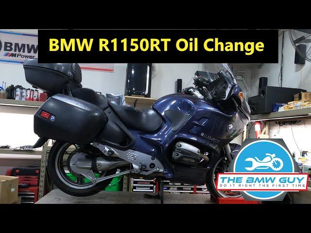 BMW R1150 Engine Oil Change Procedure