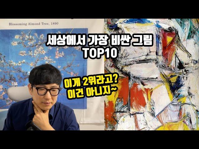 Top 10 most expensive paintings in the world (Da Vinci, Cézanne, Kooning, Rembrandt, Klimt)