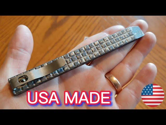 Maverick Customs Titanium Pocket Pry Bar Unboxing.