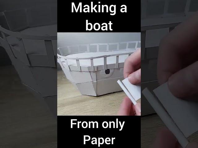 I Made A Waterproof Boat From Only Paper 