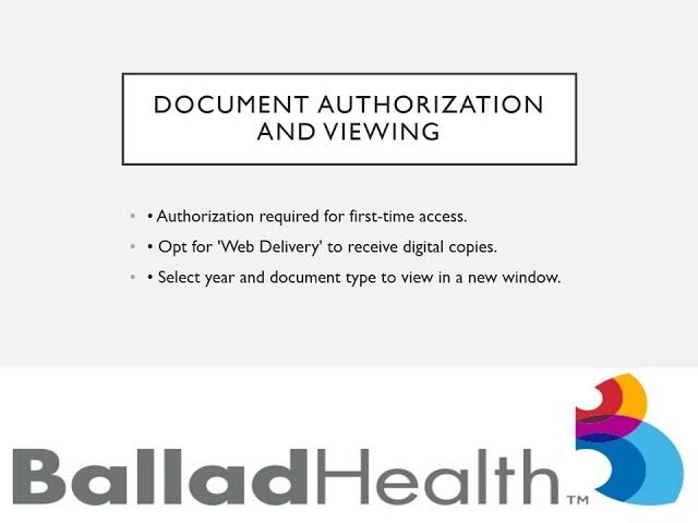 How to Access Ballad Health Pay Stubs & W2s