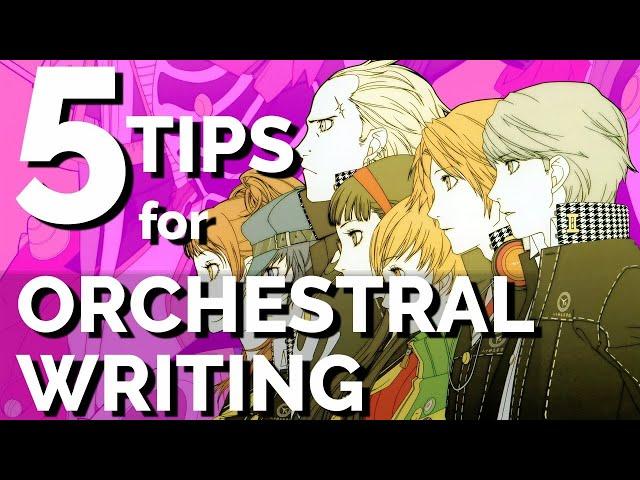 5 Tips for Writing for Orchestra