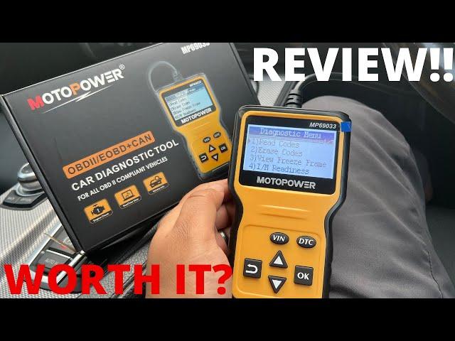 How To Use MotoPower MP69033 OBD2 Scanner! MotoPower MP69033 Review - Is It Worth it?