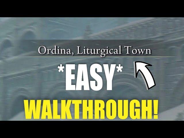 Ordina Liturgical Town WALKTHROUGH | Elden Ring Ordina Liturgical Town Puzzle